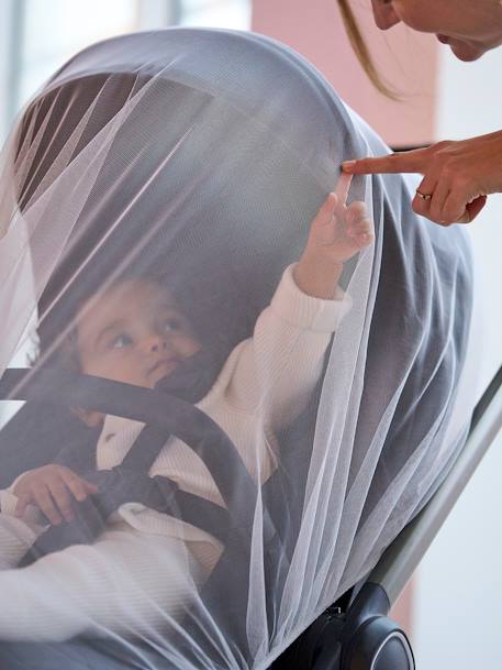 Mosquito Net for Pushchair & Extra Bed White - vertbaudet enfant 