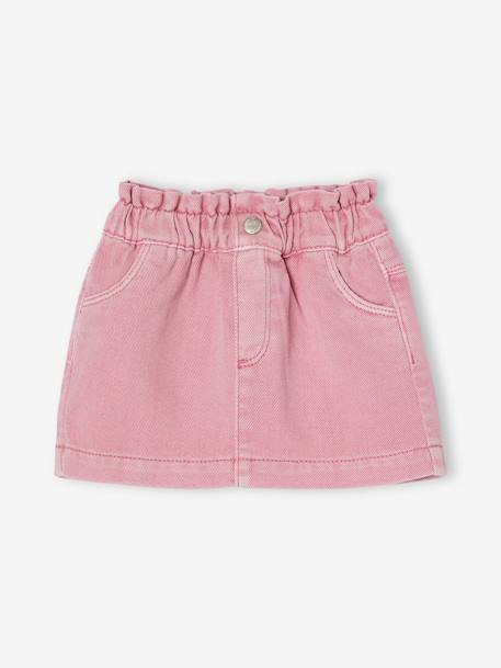 Paperbag Style Skirt for Babies rose - vertbaudet enfant 
