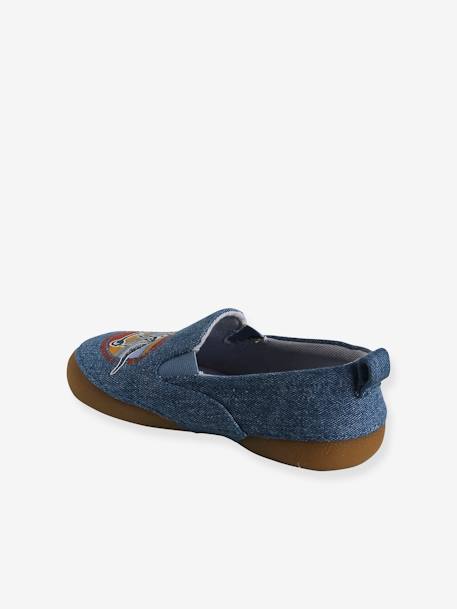 Fabric Indoor Shoes with Elastic for Children blue - vertbaudet enfant 