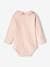 Long Sleeve Bodysuit with Peter Pan Collar for Babies pale pink - vertbaudet enfant 
