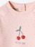 Pack of 2 Cherry Sleepsuits in Interlock Fabric for Baby Girls pale pink - vertbaudet enfant 