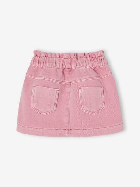 Paperbag Style Skirt for Babies rose - vertbaudet enfant 