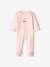 Pack of 2 Cherry Sleepsuits in Interlock Fabric for Baby Girls pale pink - vertbaudet enfant 