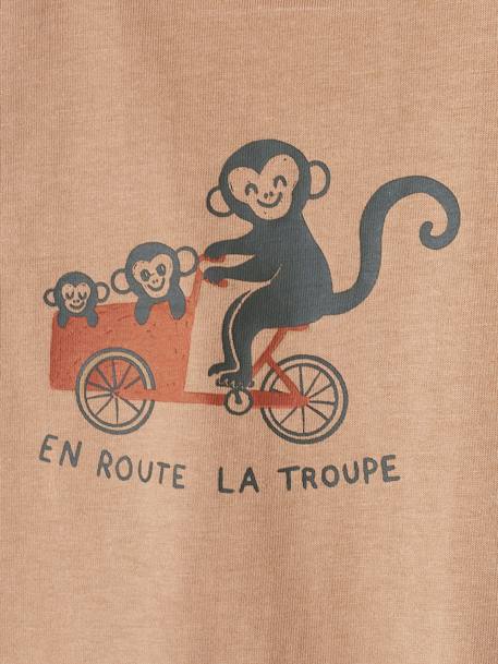 Pack of 2 Basic T-Shirts for Babies ecru+grey blue+taupe - vertbaudet enfant 
