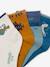 Pack of 4 Pairs of Ocean-Themed Socks for Boys mustard - vertbaudet enfant 