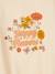 Bouclé Knit Sweatshirt with Iridescent Flowers, 3/4 Sleeves, for Girls ecru - vertbaudet enfant 