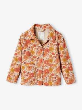 Floral Print Jacket for Girls  - vertbaudet enfant