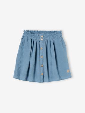 Coloured Skirt in Cotton Gauze, for Girls  - vertbaudet enfant