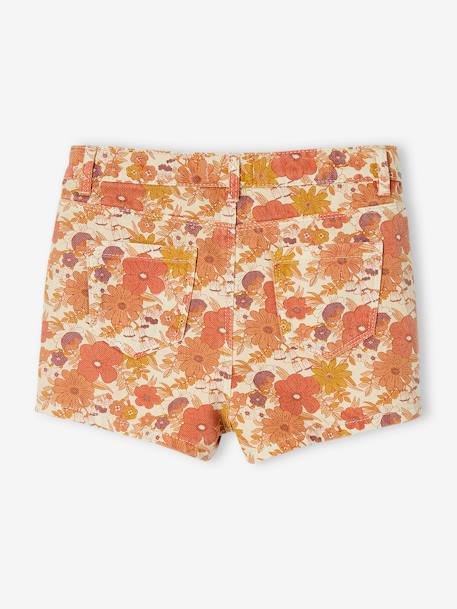 Flower Shorts for Girls nude pink - vertbaudet enfant 