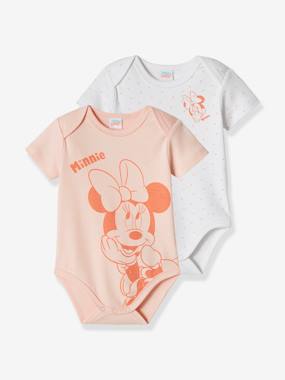 Pack of 2 Bodysuits for Babies, Minnie Mouse by Disney®  - vertbaudet enfant