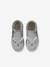 Chaussons zippés bébé en toile rayé gris - vertbaudet enfant 