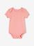 Pack of 5 Short Sleeve Bodysuits, Daisies, for Babies pale pink - vertbaudet enfant 