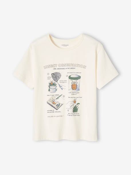 T-shirt motifs insectes garçon blanc - vertbaudet enfant 