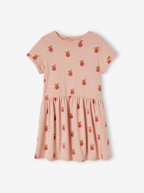 Vertbaudet Basics-Printed Dress for Girls