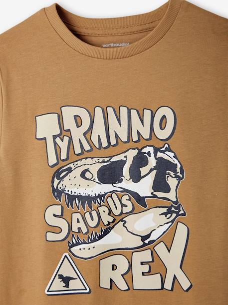 T-shirt dinosaure garçon beige+bleu nuit - vertbaudet enfant 