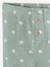 Legging bébé fille en maille côtelée vanille+vert sauge - vertbaudet enfant 