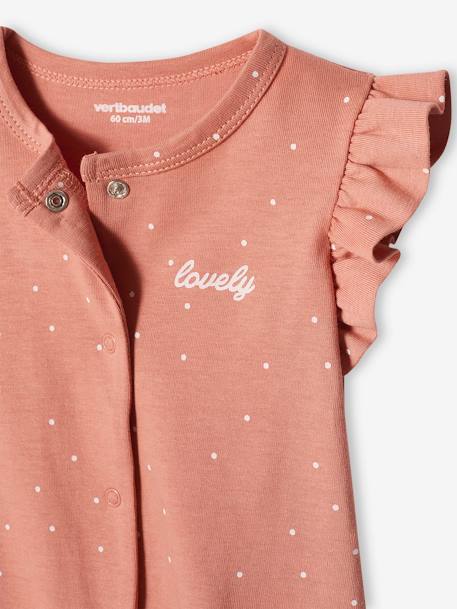Lot de 2 combishorts 'lovely' bébé blush - vertbaudet enfant 