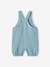 Salopette bébé naissance en gaze de coton beige+denim bleached - vertbaudet enfant 