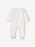 Pyjama bébé mixte en velours ours écru - vertbaudet enfant 