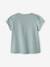 Lot de 2 T-shirts basics bébé manches courtes bleu grisé+écru+vieux rose - vertbaudet enfant 