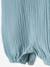 Salopette bébé naissance en gaze de coton beige+denim bleached - vertbaudet enfant 