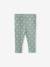 Legging bébé fille en maille côtelée vanille+vert sauge - vertbaudet enfant 