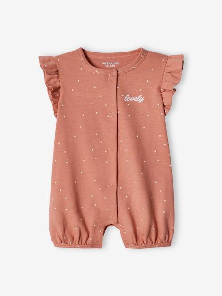 Lot de 2 combishorts 'lovely' bébé blush - vertbaudet enfant 