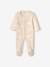 Velour Sleepsuit with Front Opening, for Babies marl beige - vertbaudet enfant 