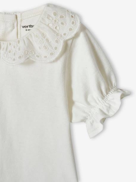 Pack of 2 Short Sleeve Tops for Babies rosy - vertbaudet enfant 