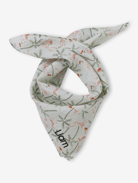 Foulard personnalisable imprimé savane bébé garçon écru - vertbaudet enfant 