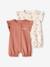 Lot de 2 combishorts 'lovely' bébé blush - vertbaudet enfant 