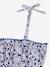 Maillot de bain 2 pièces fleuri fille bleu - vertbaudet enfant 