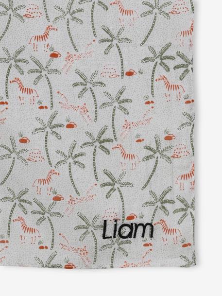 Foulard personnalisable imprimé savane bébé garçon écru - vertbaudet enfant 