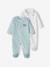 Pack of 2 Boat Sleepsuits in Velour for Baby Boys sky blue - vertbaudet enfant 