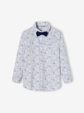 Boys-Shirts-Floral Shirt & Bow Tie, for Boys