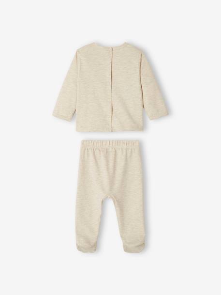 Pack of 2 Pyjamas in Jersey Knit for Baby Boys mustard - vertbaudet enfant 