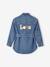 Denim Safari Jacket with 'love' Embroidered on the Back, for Girls stone - vertbaudet enfant 