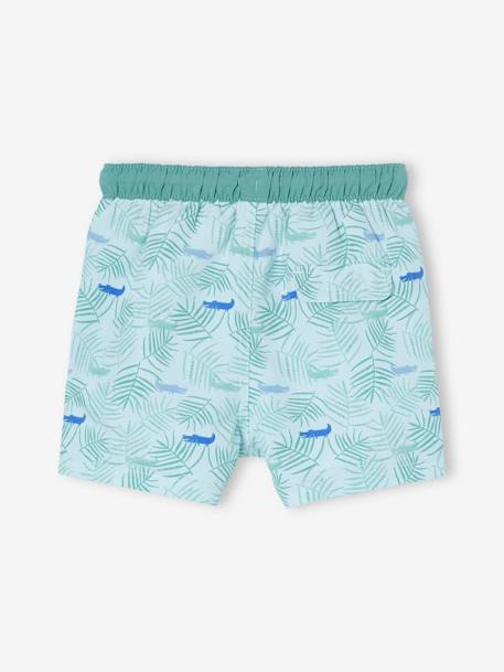 Printed Swim Shorts for Baby Boys aqua green - vertbaudet enfant 
