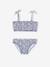Maillot de bain 2 pièces fleuri fille bleu - vertbaudet enfant 