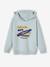 Hoodie with Large Graphic Motif, for Boys night blue+sky blue - vertbaudet enfant 