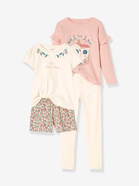 Lot pyjama + pyjashort bohème fille  - vertbaudet enfant