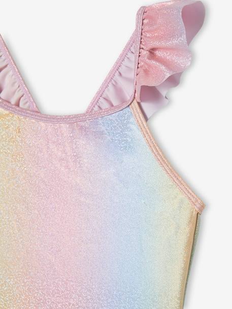 Glitter Swimsuit for Girls rose - vertbaudet enfant 