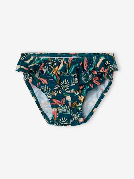 Printed Bikini Bottoms for Baby Girls green - vertbaudet enfant 