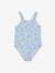 Swimsuit with Lemon Prints for Girls sky blue - vertbaudet enfant 