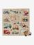 Puzzle boutons Chantier en bois FSC® jaune - vertbaudet enfant 