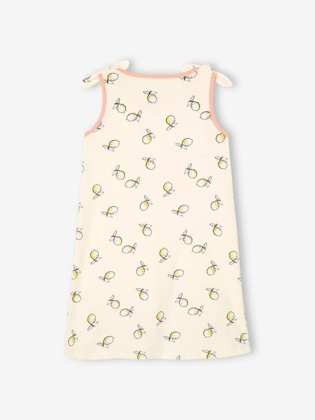 Chemise de nuit fille citrons écru - vertbaudet enfant 