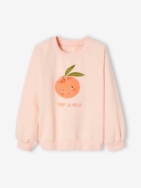 Girls-Cardigans, Jumpers & Sweatshirts-Fruity Sweatshirt for Girls