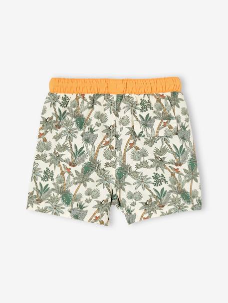 Printed Swim Shorts for Baby Boys green - vertbaudet enfant 