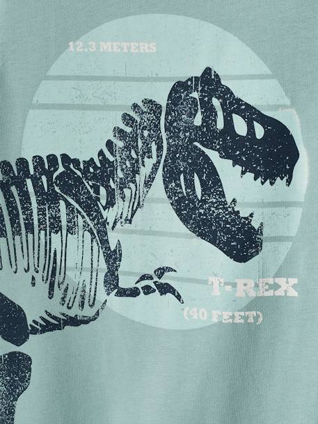 T-shirt motif dinosaure géant garçon dark bleu indigo+menthe - vertbaudet enfant 