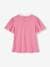 Blouse with Ladderline Stitching for Girls sweet pink - vertbaudet enfant 